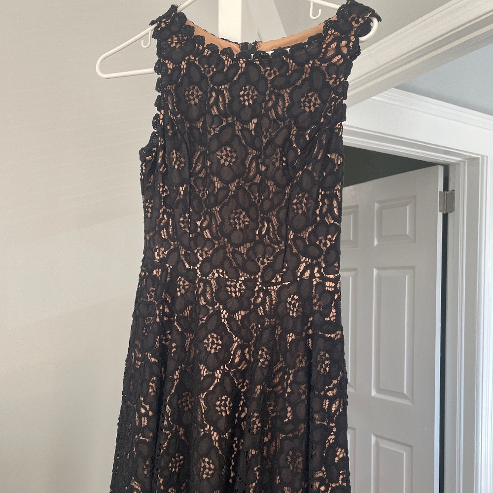 Black lace dress